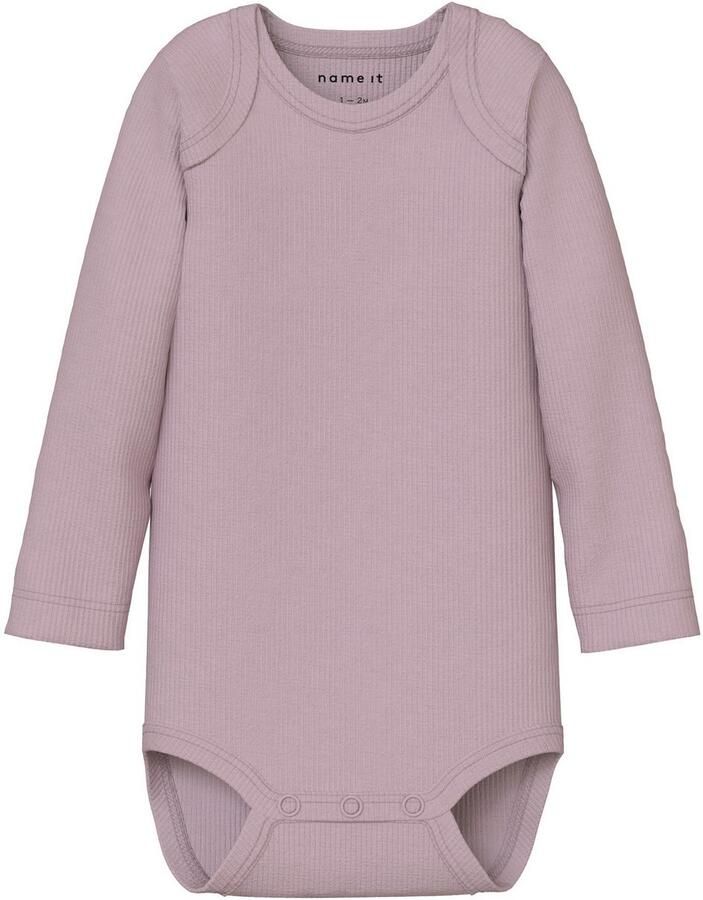 Name It Body met lange mouwen NBNBODY voor en met ribstructuur en comfort (set 5-delig) - Foto 2