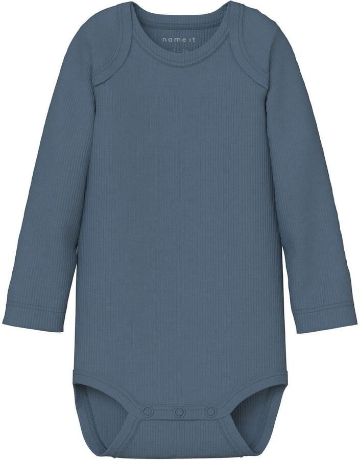 Name It Body met lange mouwen NBNBODY voor meisjes en jongens met ribstructuur en comfort (set 5-delig) - Foto 4