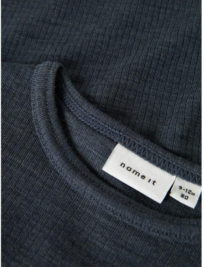 Name It Body met lange mouwen NBNWAX WOOL RIB LS BODY NOOS