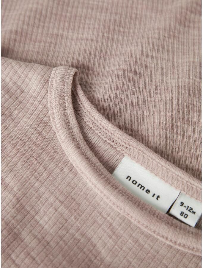 Name It Body met lange mouwen NBNWAX WOOL RIB LS BODY NOOS