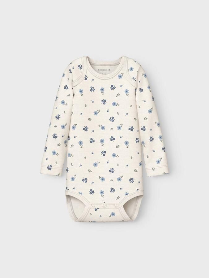 Name It Body NBFBODY 3P LS JET STREAM FLOWER NOOS (set 3-delig) - Foto 4
