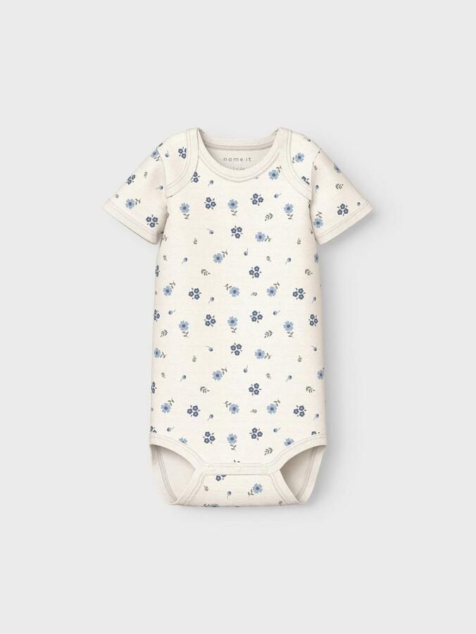 Name It Body NBFBODY 3P SS JET STREAM FLOWER NOOS (set 3-delig) - Foto 4