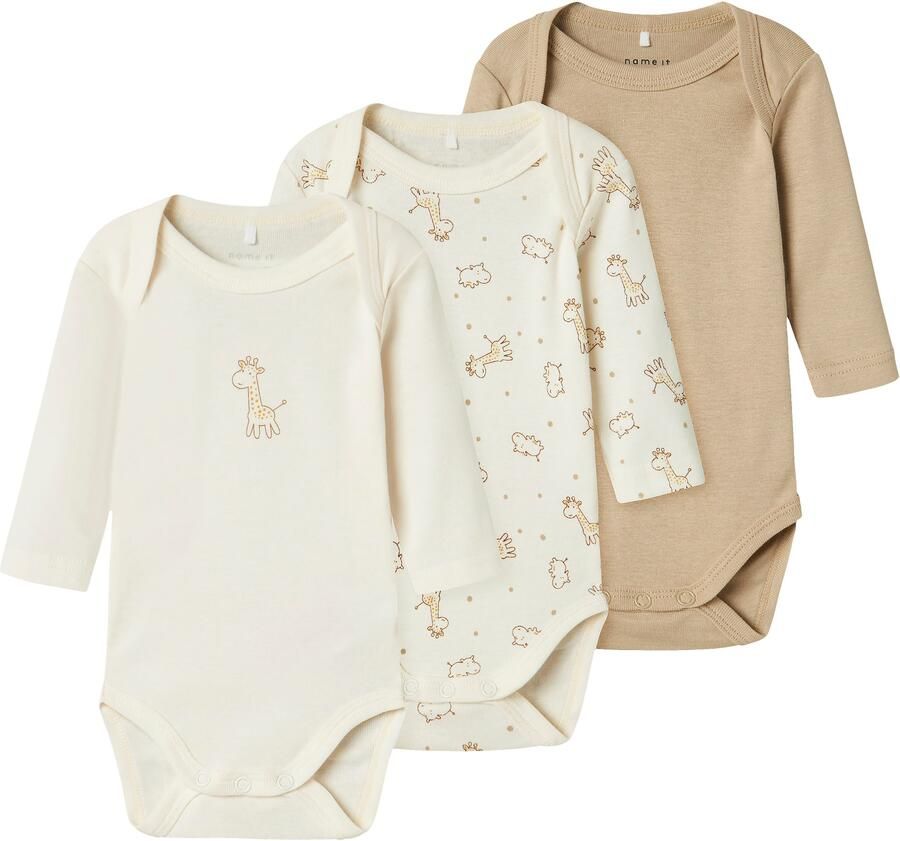 Name It Body NBNBODY 3P LS JET STREAM GIRAFFE NOOS (set 3-delig) - Foto 3