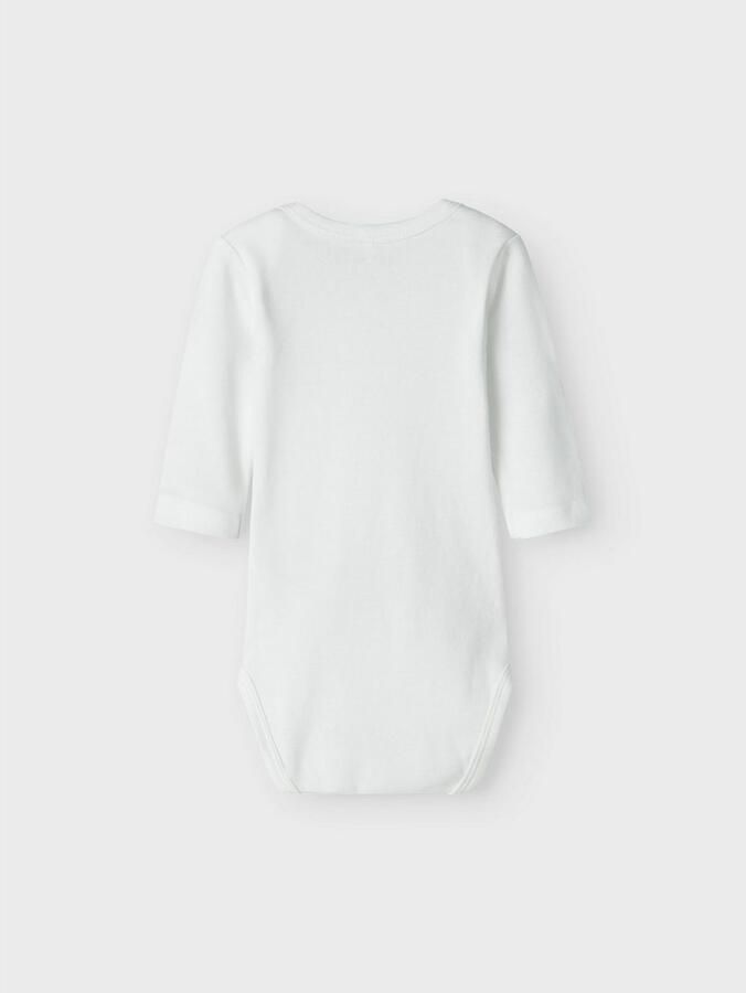 Name it BABY romper NBNBODY set van 3 zand wit Beige Jongens Katoen Ronde hals 50 - Foto 9