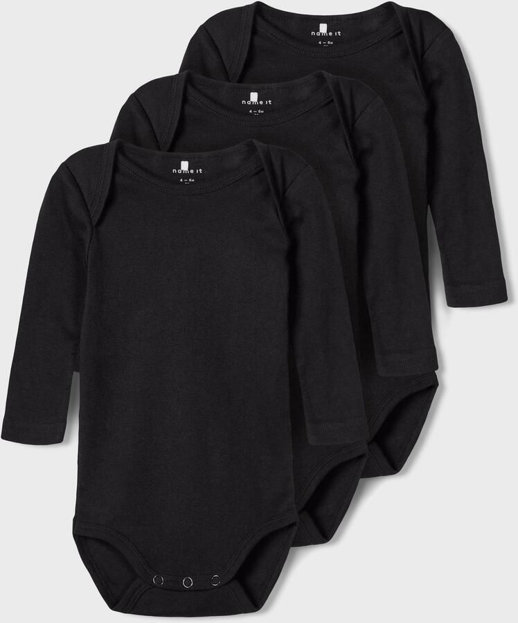Name It Body NBNBODY 3P LS SOLID NOOS (set 3-delig)