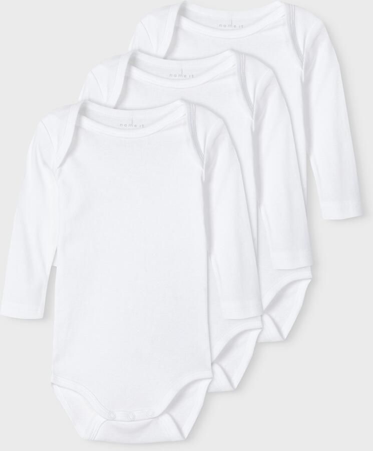 Name It Body NBNBODY 3P LS SOLID NOOS (set 3-delig)