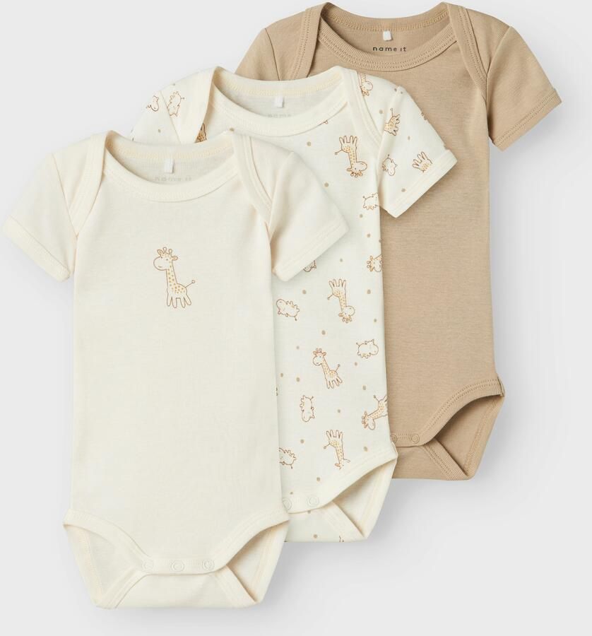 Name It Body NBNBODY 3P SS JET STREAM GIRAFFE NOOS (set 3-delig)