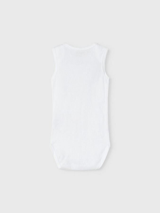 Name it BABY romper NBNBODY set van 3 wit Katoen Ronde hals 56