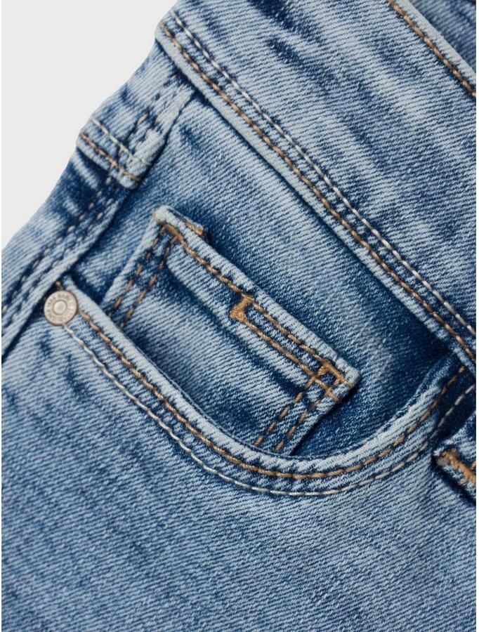 Name it KIDS bootcut fit jeans NKFPOLLY light blue denim Blauw Meisjes Stretchdenim 164 - Foto 3