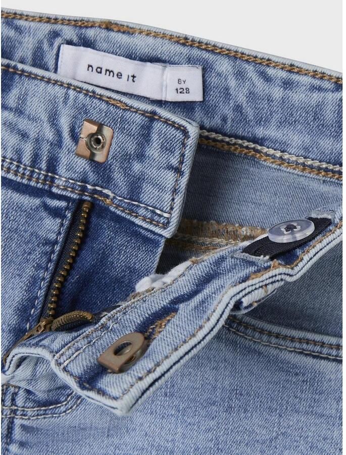 Name it KIDS bootcut fit jeans NKFPOLLY light blue denim Blauw Meisjes Stretchdenim 164 - Foto 2