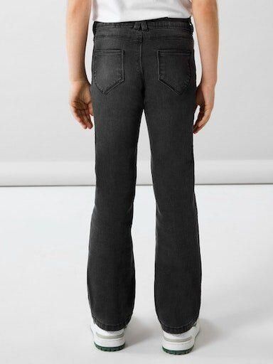Name it KIDS bootcut fit jeans NKFPOLLY black denim Grijs Meisjes Stretchdenim 152 - Foto 6