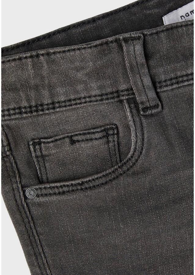 Name it KIDS bootcut fit jeans NKFPOLLY black denim Grijs Meisjes Stretchdenim 152 - Foto 5