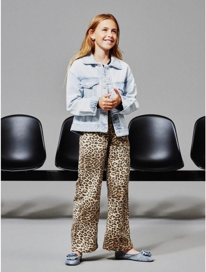 Name It Bootcutbroek NKFROSE WIDE TWI PANTS 4444-TD NOOS - Foto 6