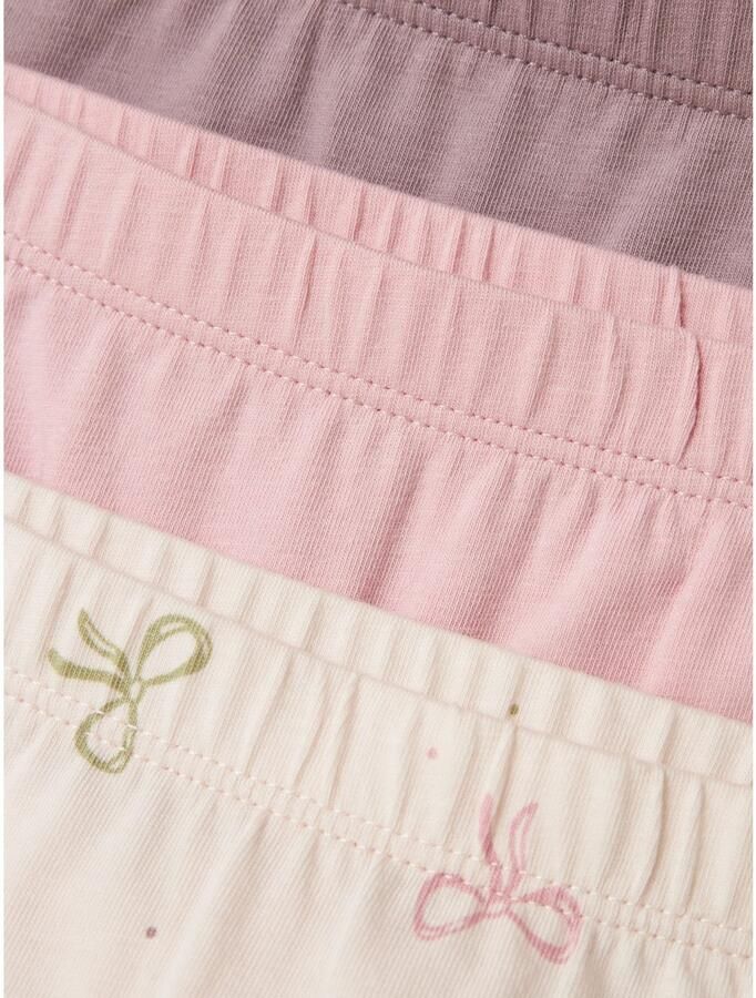Name It Boxershort NMFTIGHTS 3P BARELY PINK BOW NOOS (set 3 stuks) - Foto 5