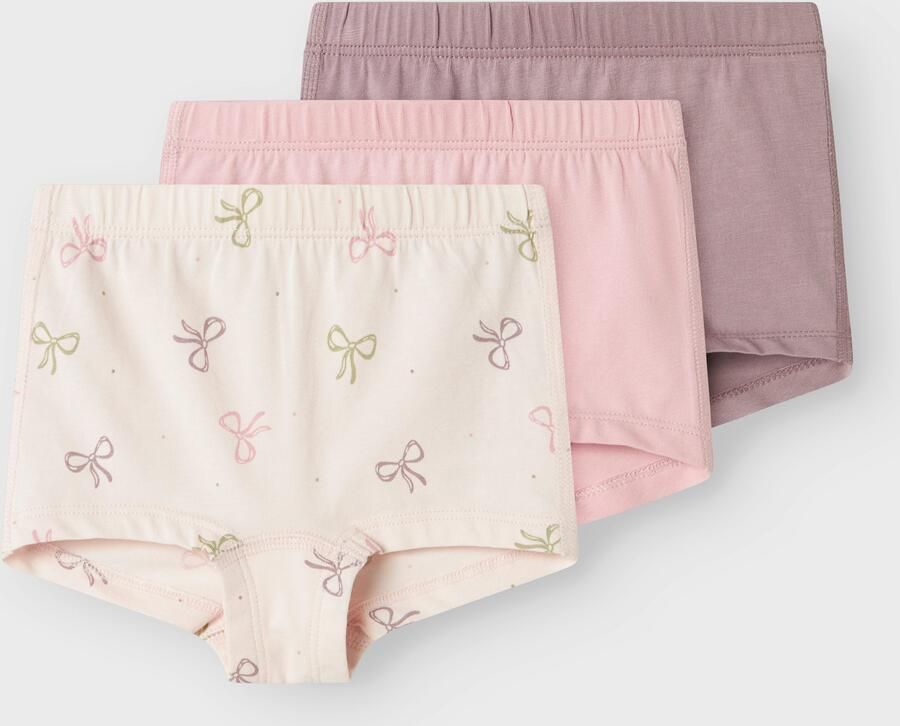 Name It Boxershort NMFTIGHTS 3P BARELY PINK BOW NOOS (set 3 stuks) - Foto 4