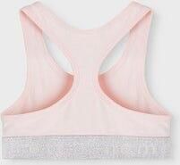Name it KIDS bh top set van 2 lichtroze grijs melange Meisjes Stretchkatoen 122 128 - Foto 8