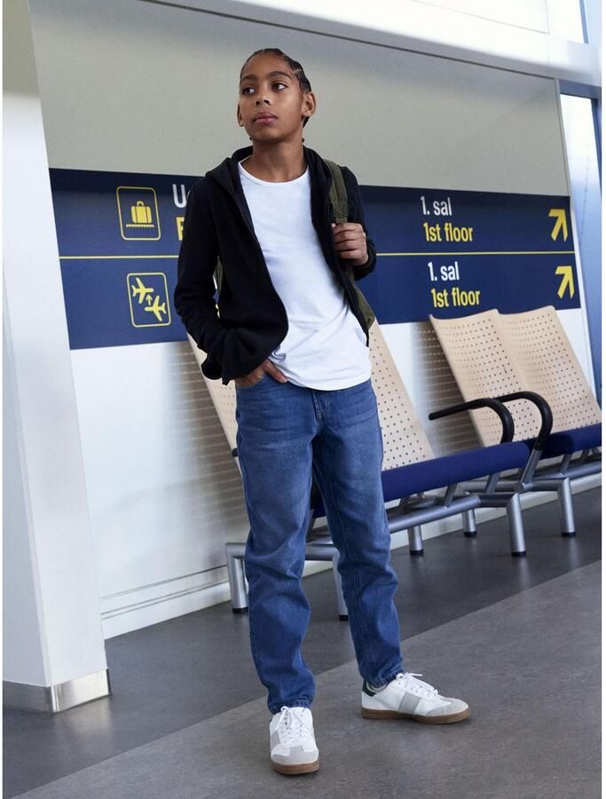 Name It Capuchonsweatvest NKMNESWEAT CARD W HOOD UNB NOOS - Foto 2