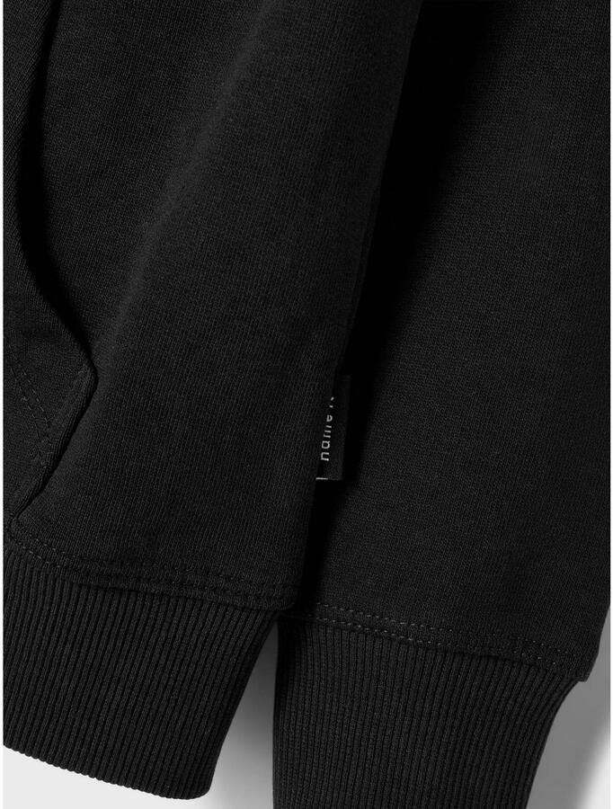 Name It Capuchonsweatvest NKMNESWEAT – sweatjack met kangoeroezak effen casual regular fit sweatstof ronde hals - Foto 3