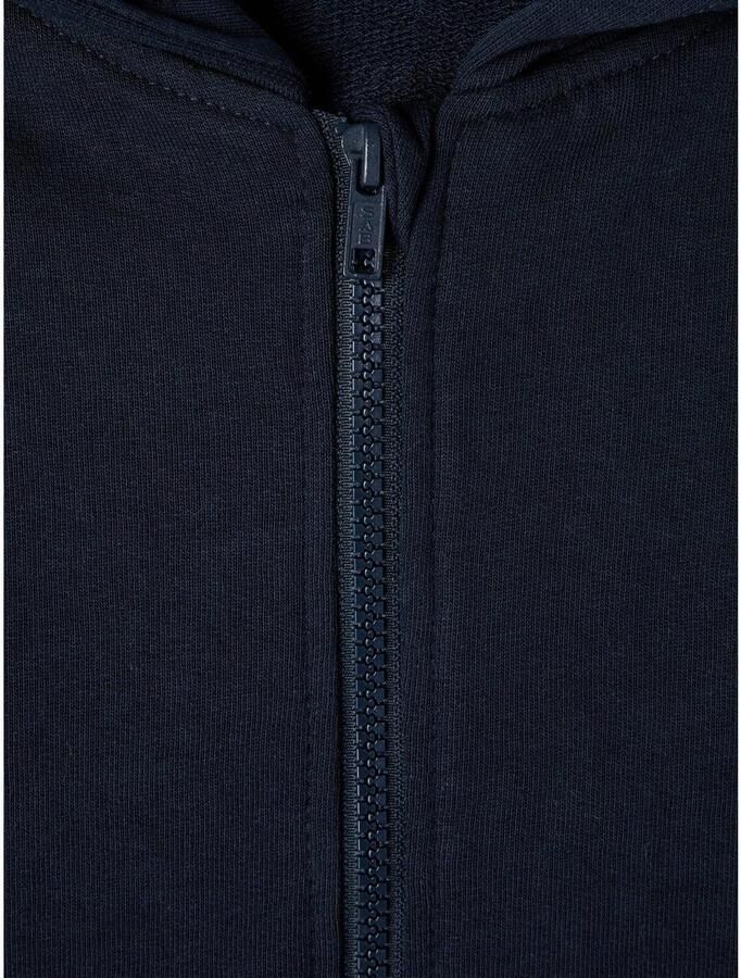 Name It Capuchonsweatvest NKMNESWEAT – sweatjack met kangoeroezak effen casual regular fit sweatstof ronde hals - Foto 2