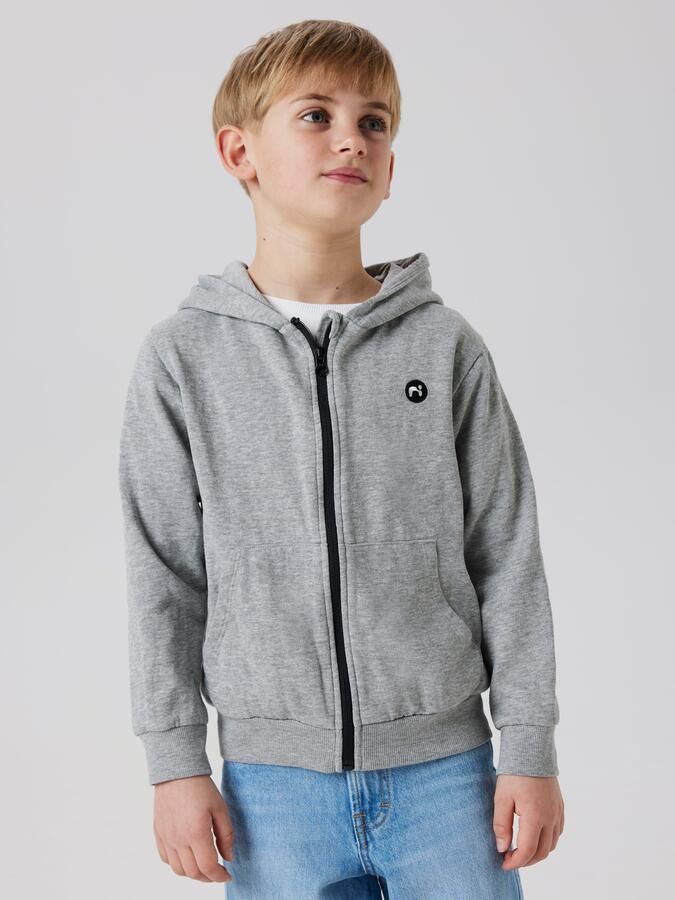 Name It Capuchonsweatvest NKMVIMO LS SWEAT CARD BRU NOOS - Foto 6