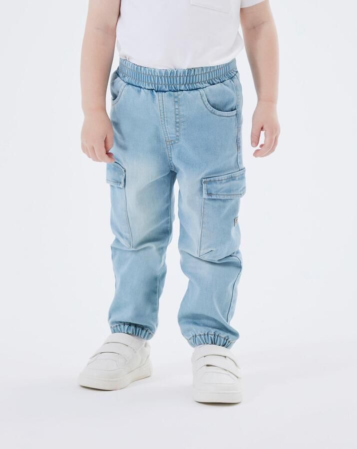 Name it MINI loose fit jeans NMMBEN medium blue denim Blauw Effen 104 - Foto 8