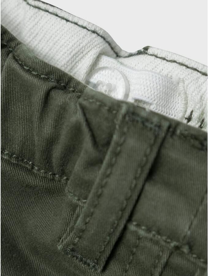 Name it BABY cargobroek NBMBEN Groen Jongens Katoen Effen 56