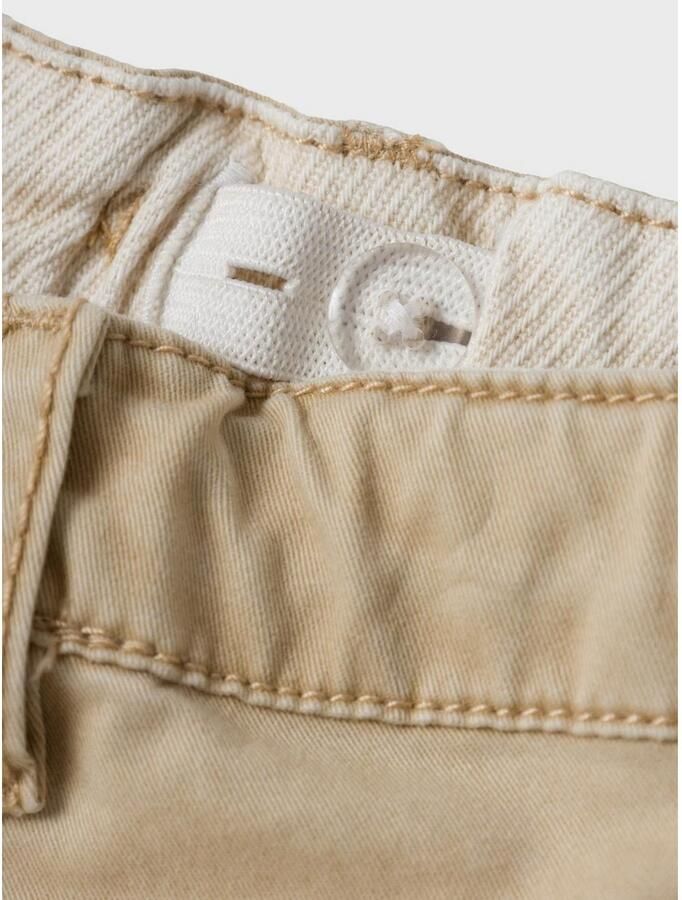 Name it BABY cargobroek NBMBEN beige Jongens Katoen Effen 56