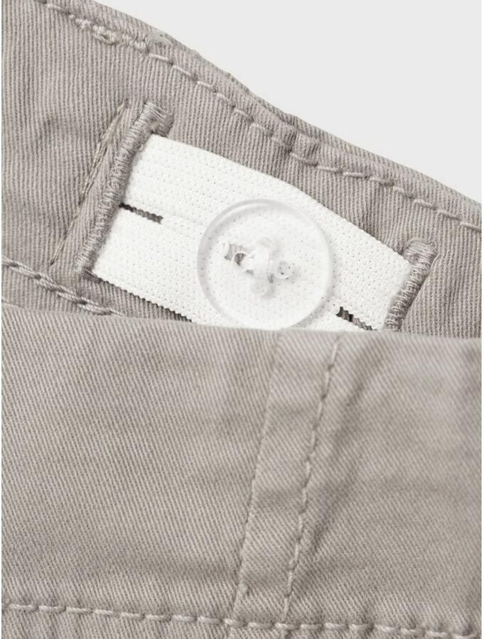 Name it KIDS regular fit cargobroek NKMRYAN beige Jongens Stretchkatoen 116 - Foto 2