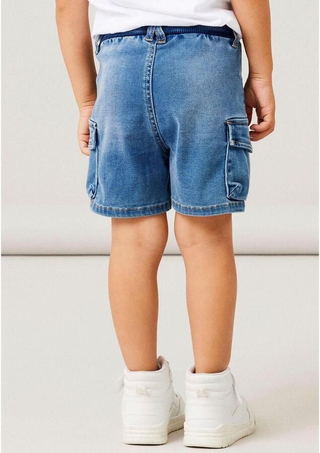 Name It Cargoshort Coole jeansshorts NMMBEN BAGGY DNM L SHORTS 8610-TO NOOS (Cargozakken baggy fit verstelbare tailleband elastische manchetten) - Foto 2