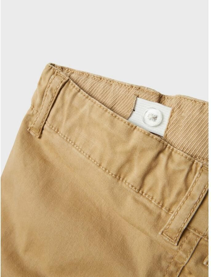 Name it MINI loose fit cargo short NMMBEN beige Korte broek Jongens Stretchkatoen 104 - Foto 7