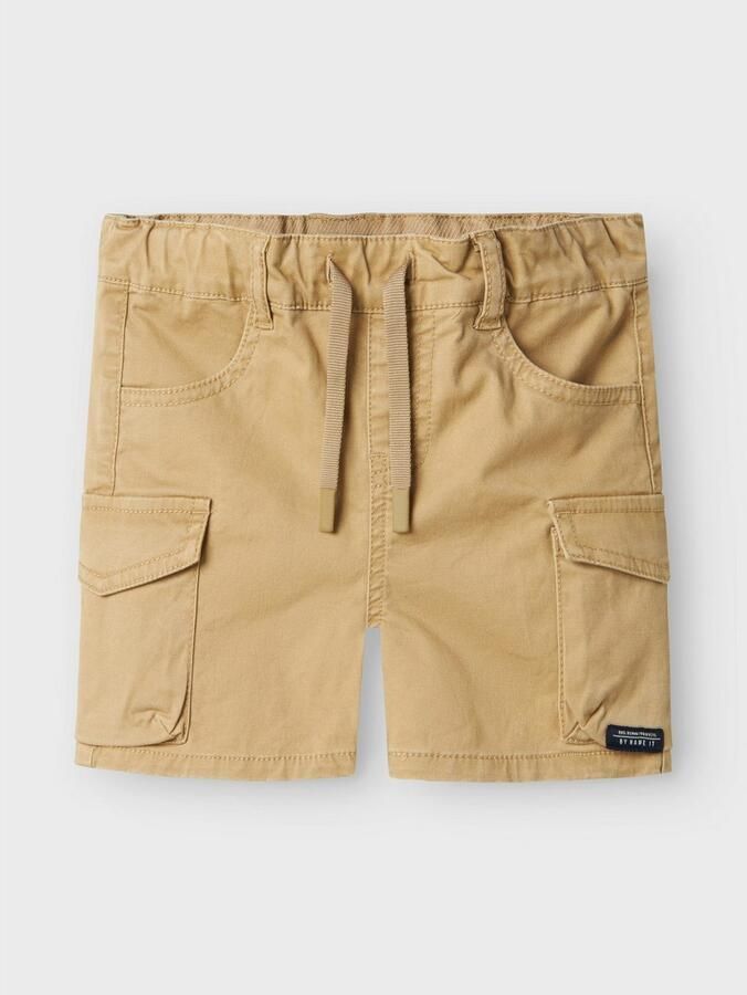 Name it MINI loose fit cargo short NMMBEN beige Korte broek Jongens Stretchkatoen 104 - Foto 6