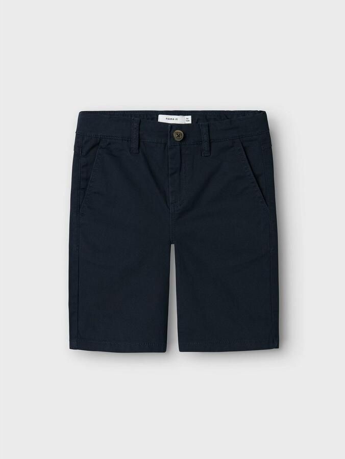Name it KIDS regular fit chino short NKMSILAS donkerblauw Korte broek Stretchkatoen 116 - Foto 7