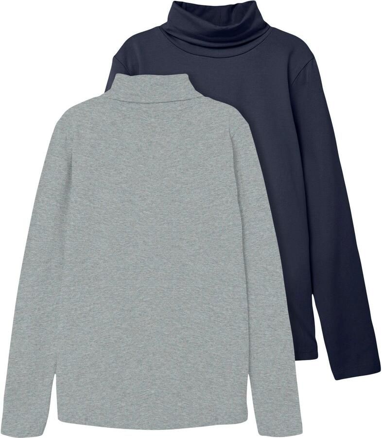 Name It Colshirt NKNVIGGO 2P LS SLIM ROLLNECK O NOOS (2-delig Set van 2) - Foto 2