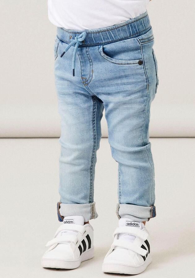 Name it MINI slim fit jeans NMMRYAN light blue denim Blauw Jongens Jog denim 104 - Foto 8