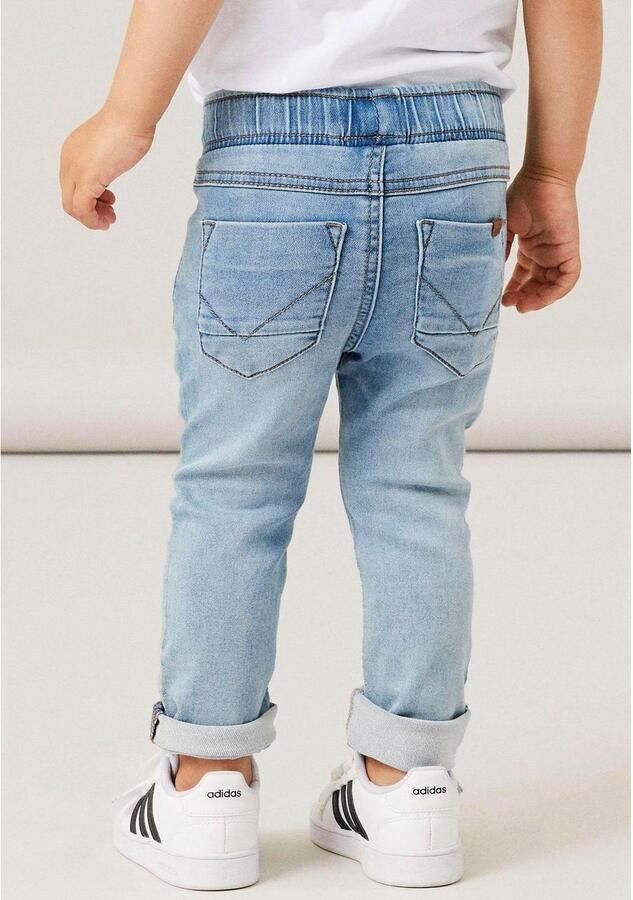 Name it MINI slim fit jeans NMMRYAN light blue denim Blauw Jongens Jog denim 104 - Foto 5