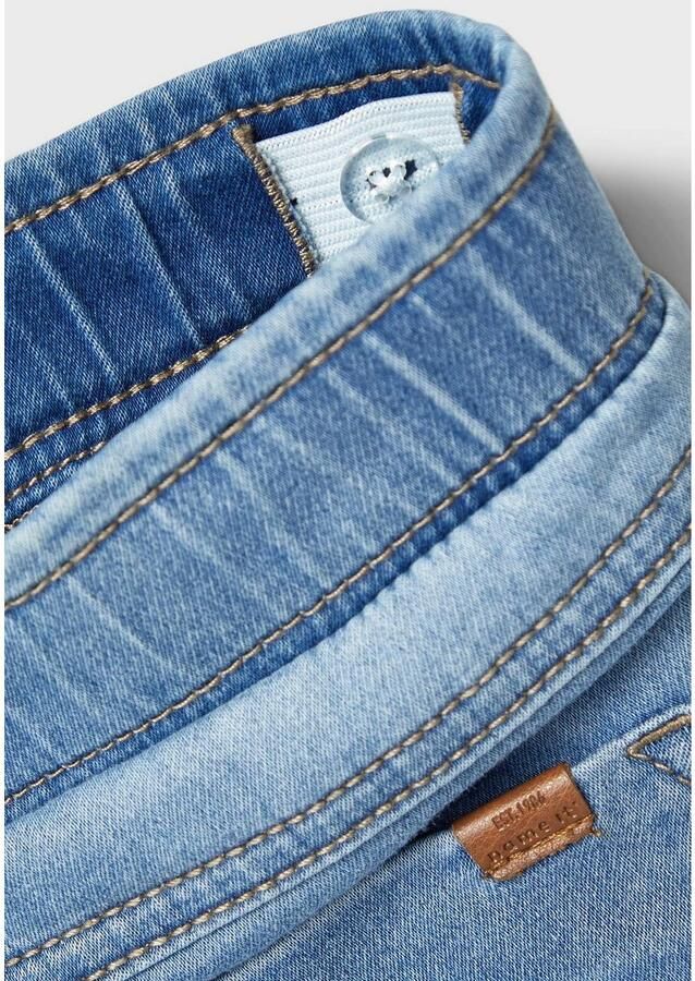 Name it MINI slim fit jeans NMMRYAN light blue denim Blauw Jongens Jog denim 104 - Foto 4