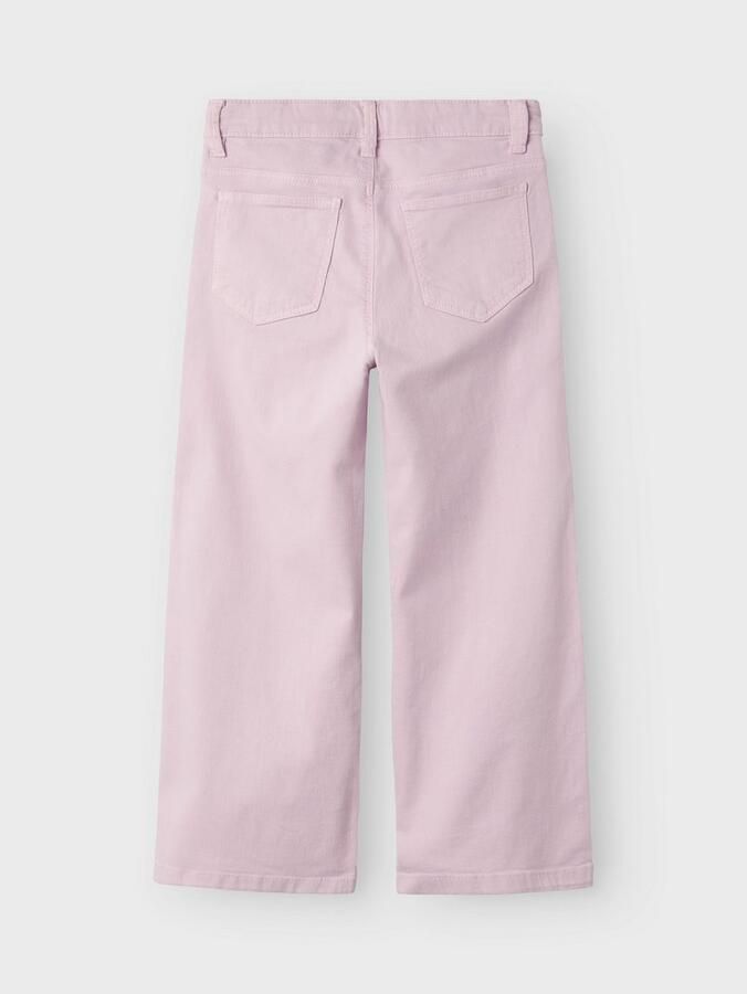 Name It Five-pocketsbroek NKFROSE WIDE TWI PANT 1115-TP NOOS Katoenmix regular fit verstelbare band - Foto 6