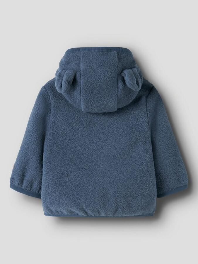 Name It Fleecejack met capuchon NBNMEEKO FLEECE JACKET MELANGE - Foto 4