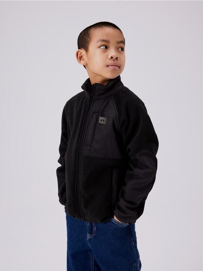 Name It Fleecejack NKNMYLES FLEECE JACKET NOOS in materiaalmix en coole colorblocking-look - Foto 7