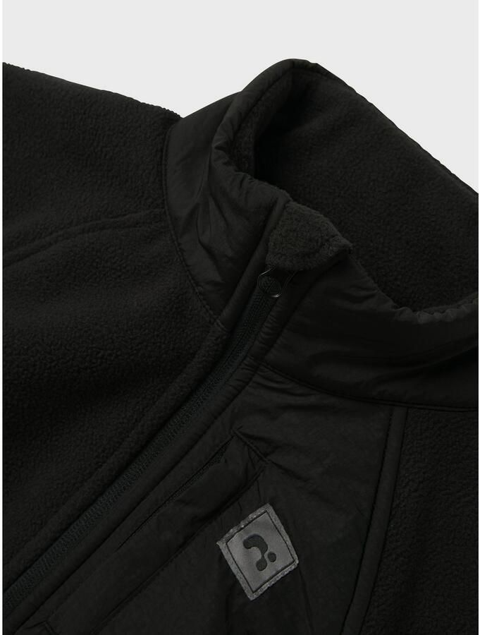 Name It Fleecejack NKNMYLES FLEECE JACKET NOOS in materiaalmix en coole colorblocking-look - Foto 4