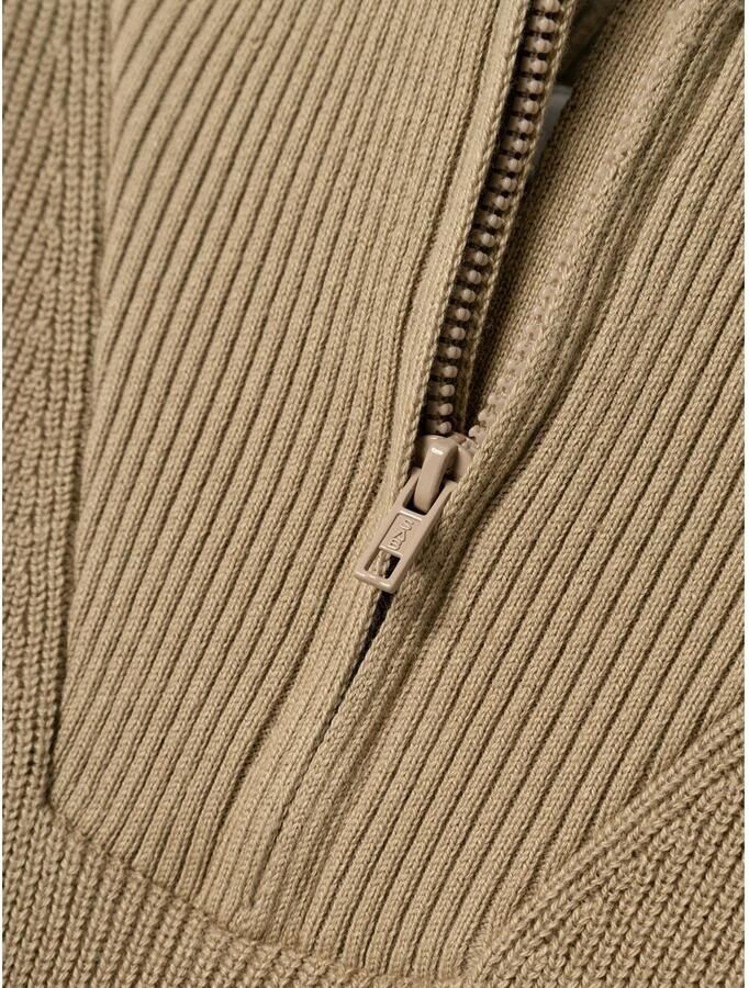 Name it KIDS gebreide trui beige Jongens Katoen Opstaande kraag Effen 158 164