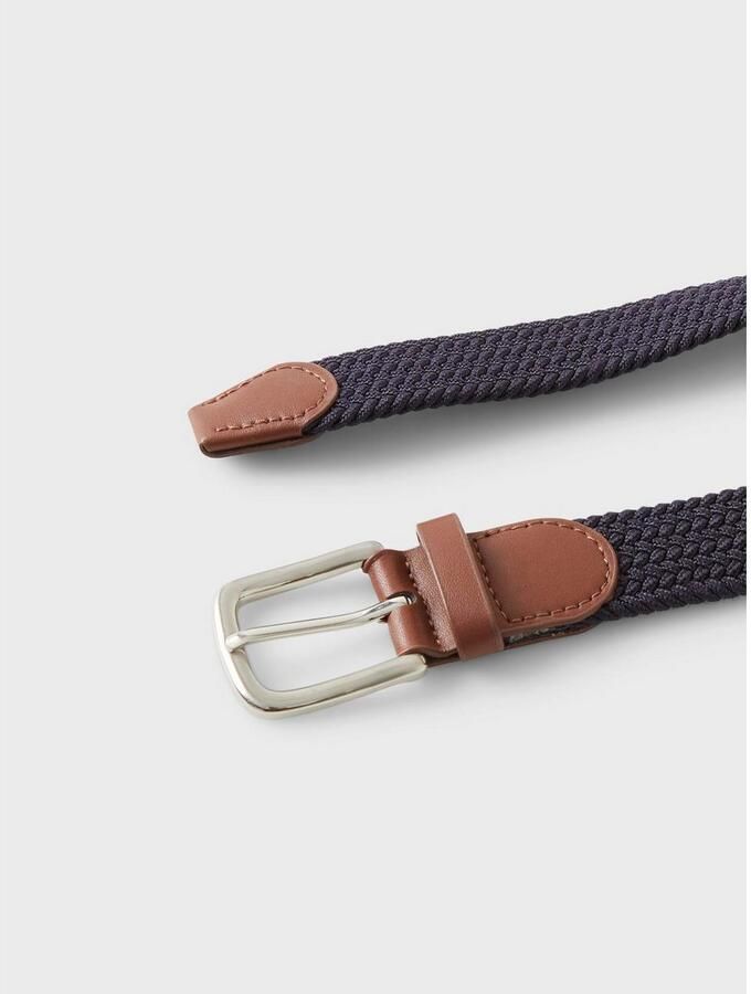 NAME IT KIDS riem NKMSIECE donkerblauw bruin