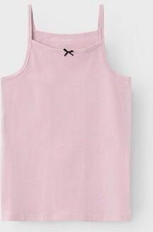Name it KIDS singlet NKFSTRAP TOP set avn 2 beige lila Hemd Meisjes Stretchkatoen Ronde hals 122 128 - Foto 4
