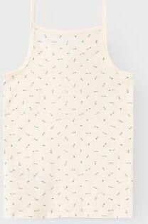 Name it KIDS singlet NKFSTRAP TOP set avn 2 beige lila Hemd Meisjes Stretchkatoen Ronde hals 122 128 - Foto 5