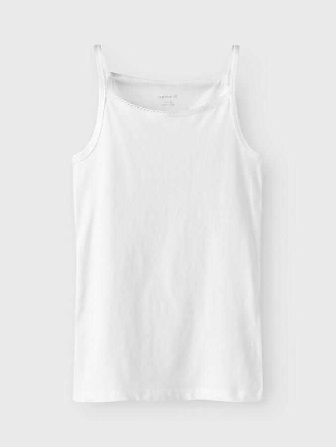 Name It Hemd NKFSTRAP TOP 4P BLACK WHITE SOLID NOOS (set 4 stuks) - Foto 6