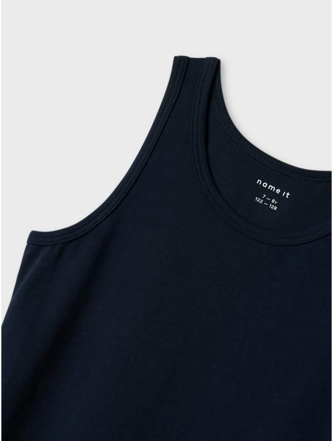 NAME IT KIDS hemd set van 4 zachtblauw donkerblauw roze