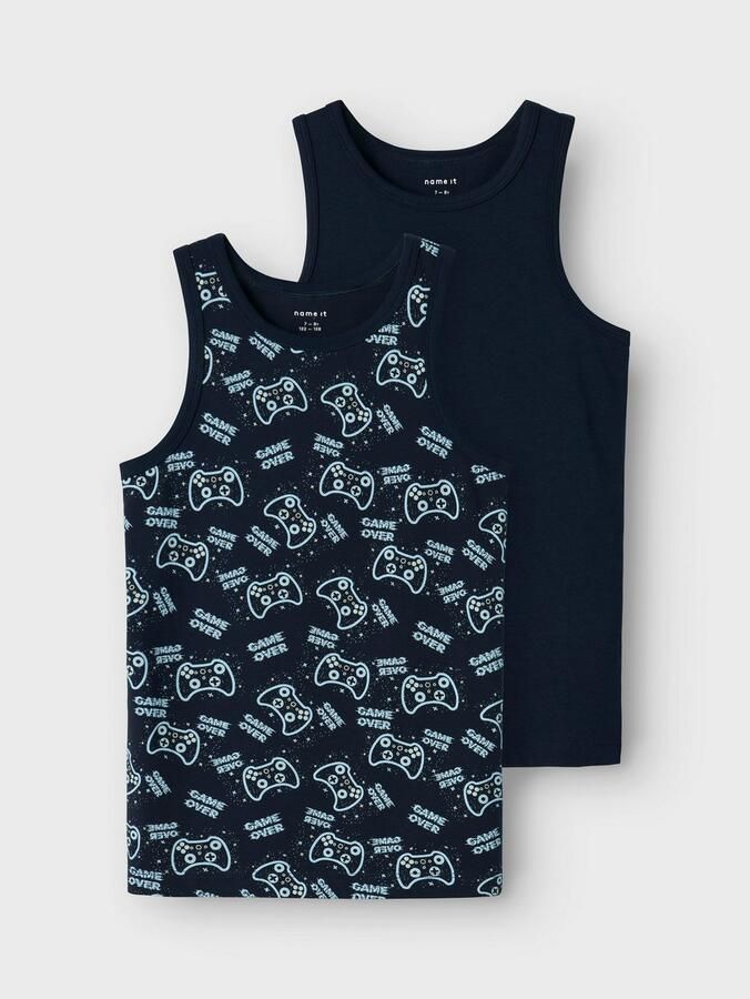 Name It Hemd NKMTANK TOP 2P SAPPHIRE GAME NOOS (set 2 stuks) - Foto 4