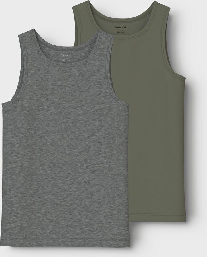 Name It Hemd NKMTANK voor jongens met ronde hals en elastisch draagcomfort (set 2 stuks) - Foto 3