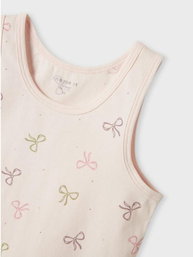 Name It Hemd NMFTANK TOP 2P BARELY PINK BOW NOOS (set 2 stuks) - Foto 4