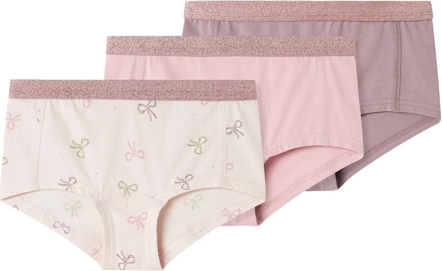 Name It Hipster NKFHIPSTER 3P BARELY PINK BOW NOOS (set 3 stuks) - Foto 6